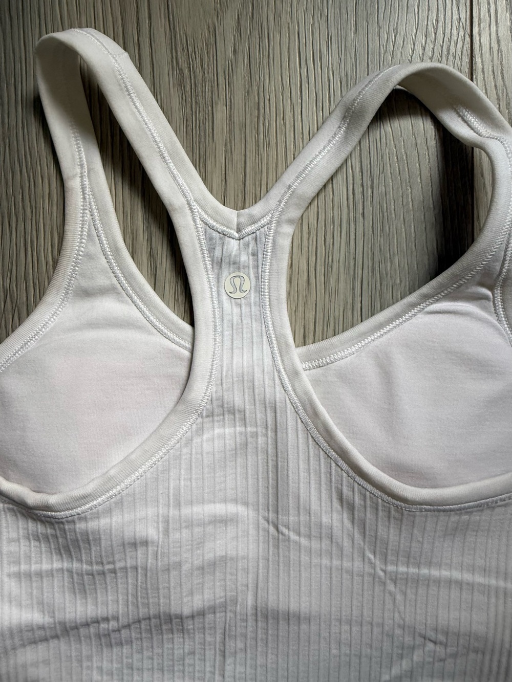 Lululemon Ribbed Tank with Built-in Bra - Picture 3 of 5